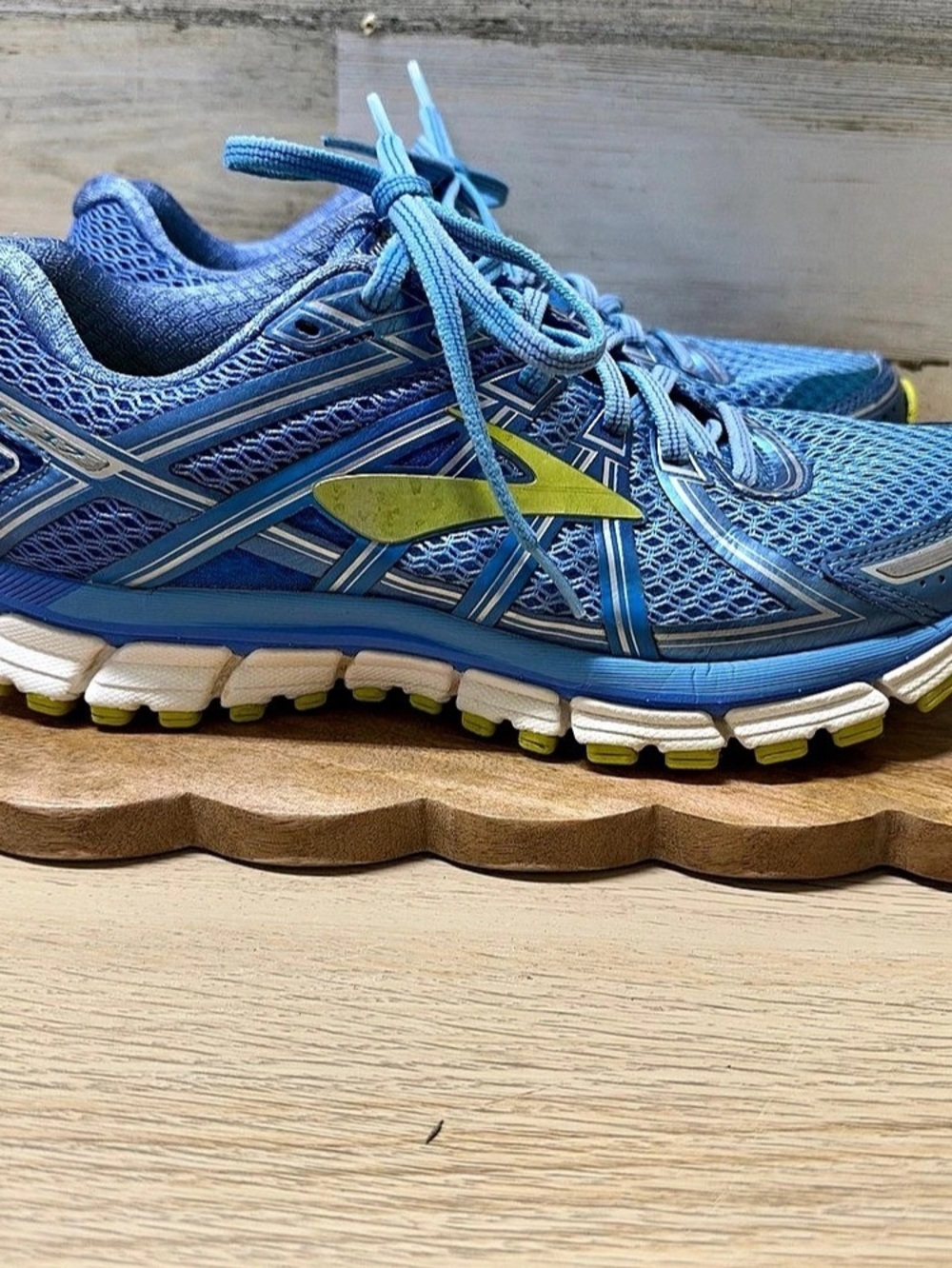 Brooks Ghost 6 Athletic Shoes Blue & Yellow US 8 B